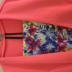 Vibrant Colored Tropical Mini Skirt